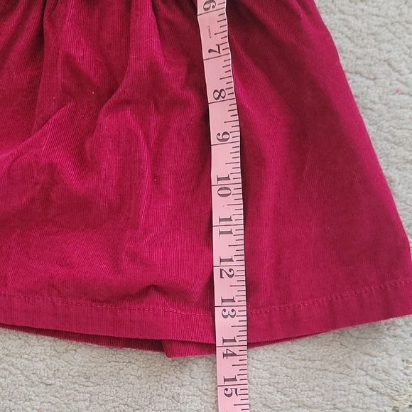 Carter's Burgundy Corduroy Pinafore Dress 12Months - Picture 2 of 4